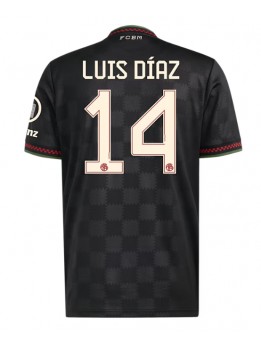 Billige Bayern Munich Luis Diaz #14 Tredjedrakt 2025-26 Kortermet